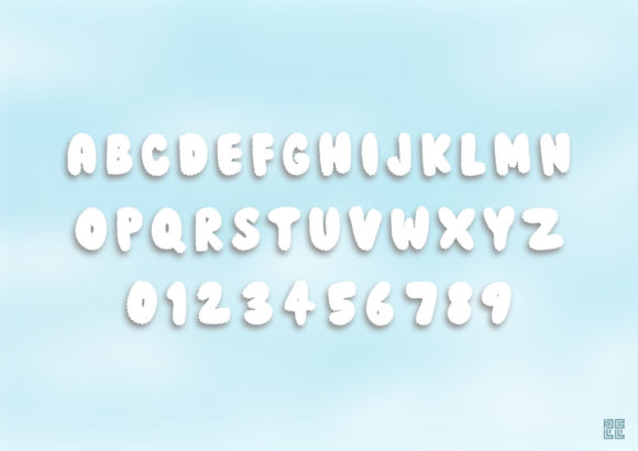 Chomolo Font PNG with transparent background - Preview 1