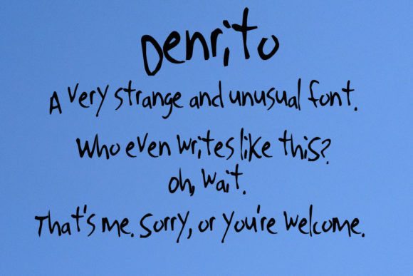 Denrito Font - Preview 1