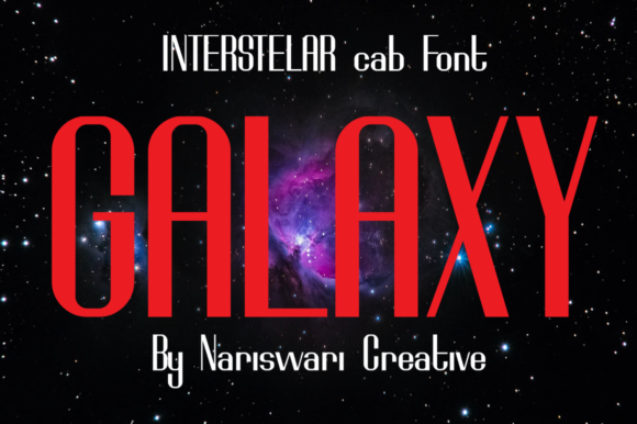 Interstelar Cab Font - Preview 1