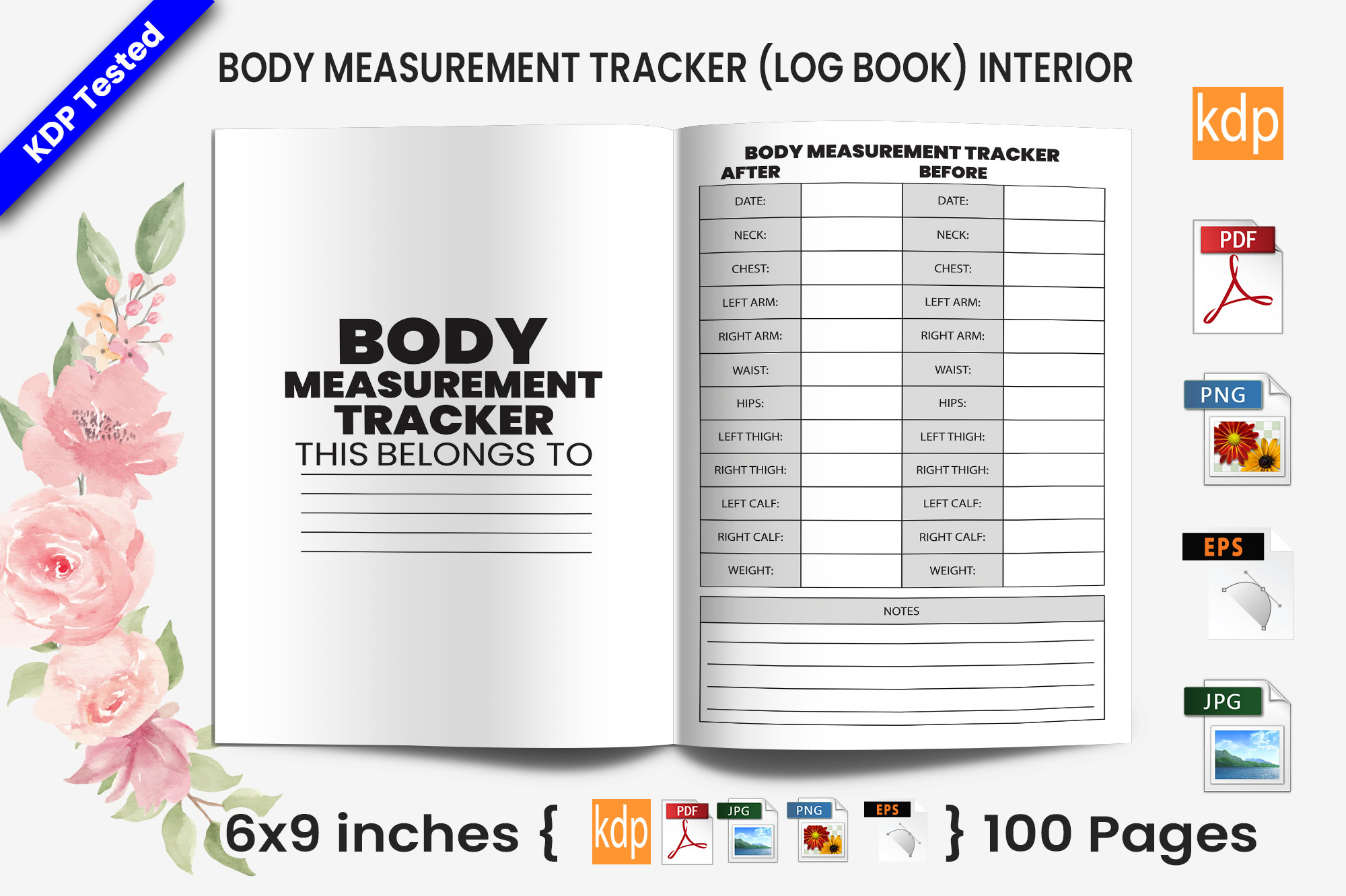 KDP Interior | Note Book | Log Book Graphic by KDP Art · Creative Fabrica