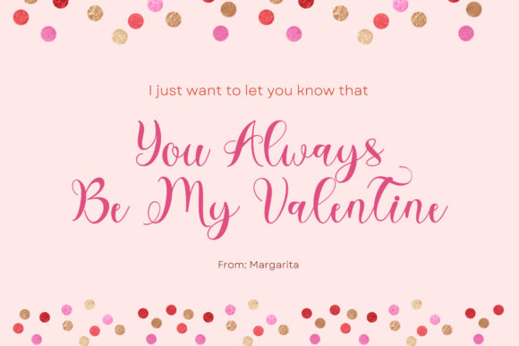 Lovely Style Font PNG with transparent background - Preview 4