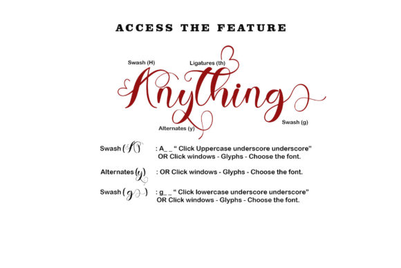 Lovely Style Font PNG with transparent background - Preview 5