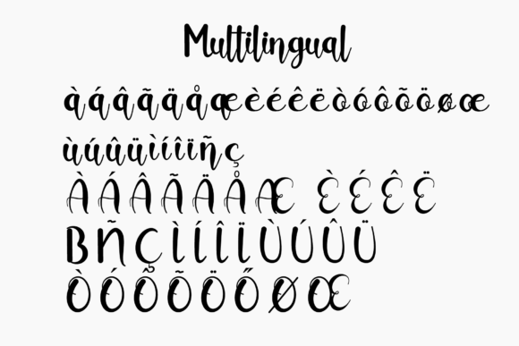 Mauload Font PNG with transparent background - Preview 5