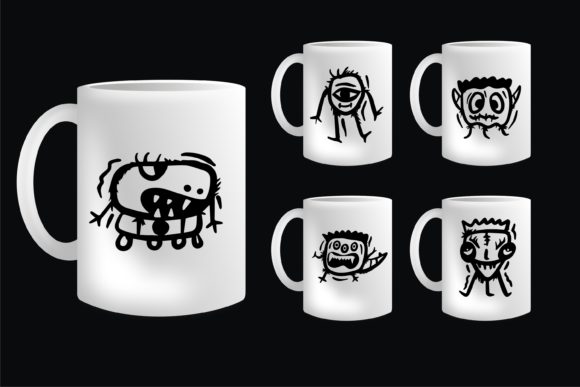 Mini Monster Font PNG with transparent background - Preview 2