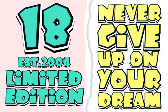 Mister Cartoon Font font preview - 1