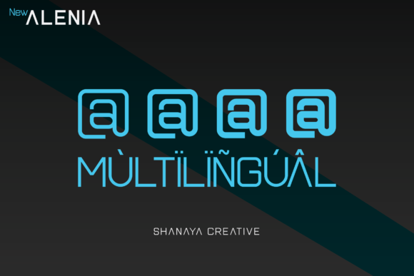 New Alenia Font PNG with transparent background - Preview 5