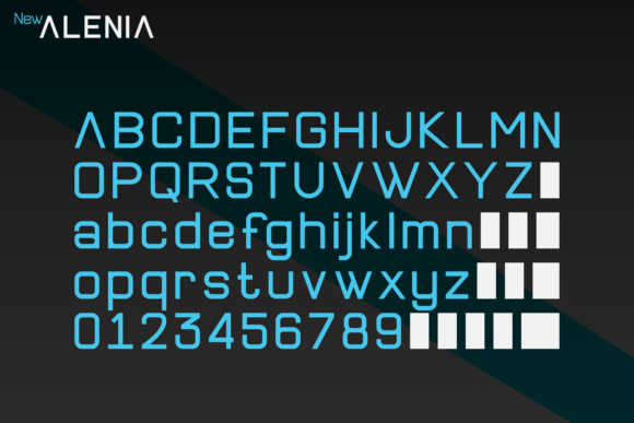 New Alenia Font PNG with transparent background - Preview 6