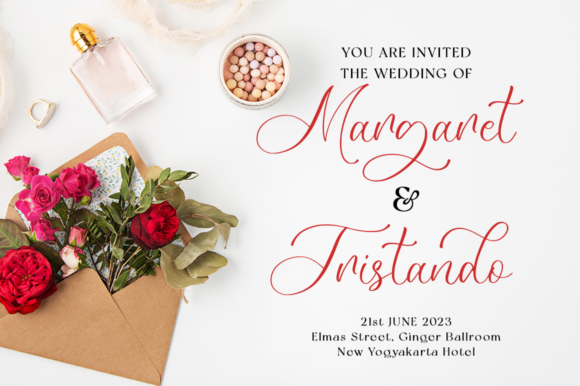 Romantic Rossie Font PNG with transparent background - Preview 1
