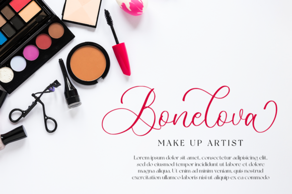 Romantic Rossie Font PNG with transparent background - Preview 4