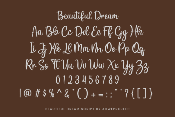 Beautiful Dream Font - Preview 2