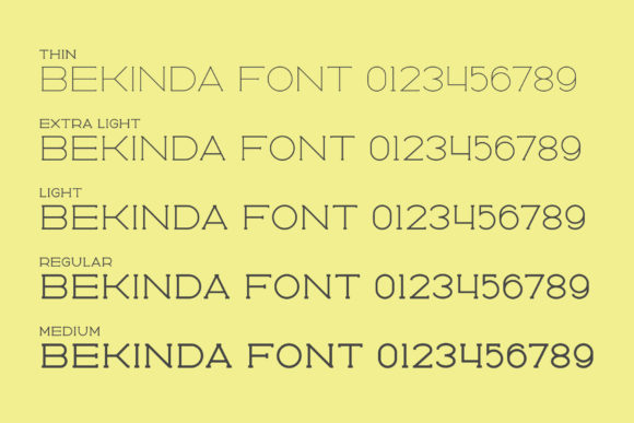 Bekinda Font - Preview 2