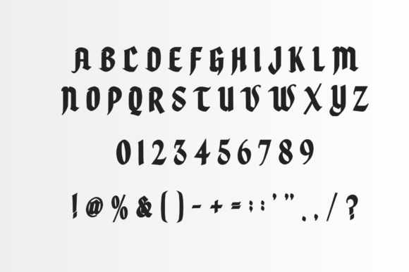 Black Eagle Font - Preview 4