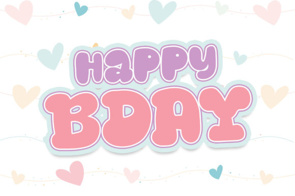 Boba Party Font - Preview 1