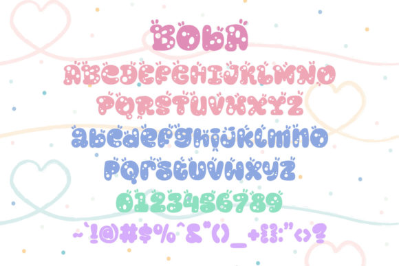 Boba Party Font - Preview 4