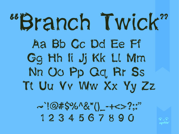 Branch Twick Font - Preview 2