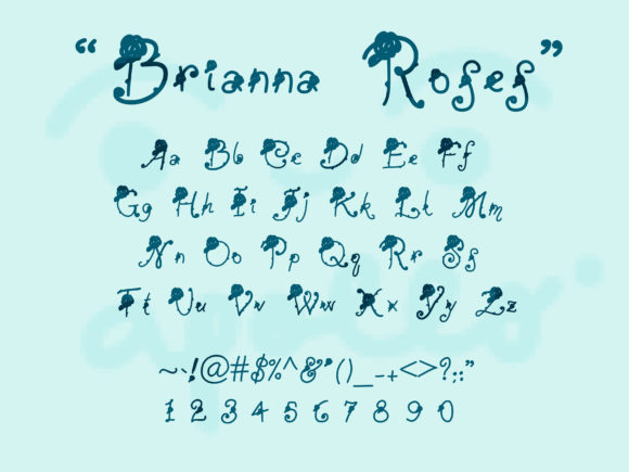Brianna Roses Font - Preview 2