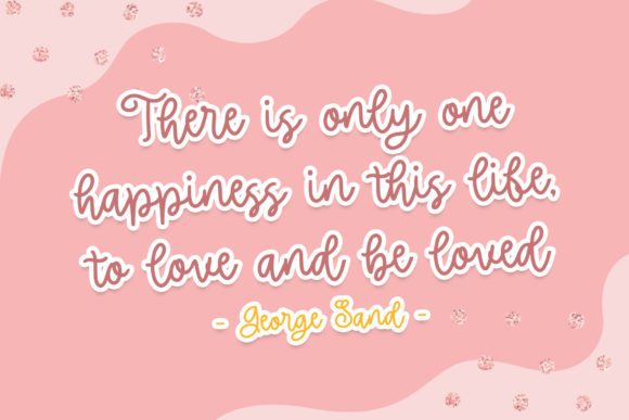 Dear Shine Font - Preview 1