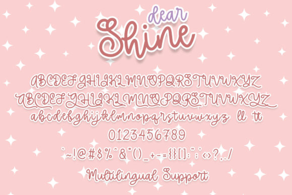 Dear Shine Font - Preview 4