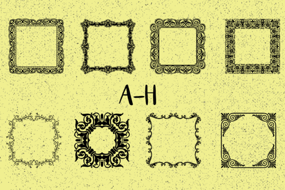 Frames Creator 2.0 Font PNG with transparent background - Preview 1