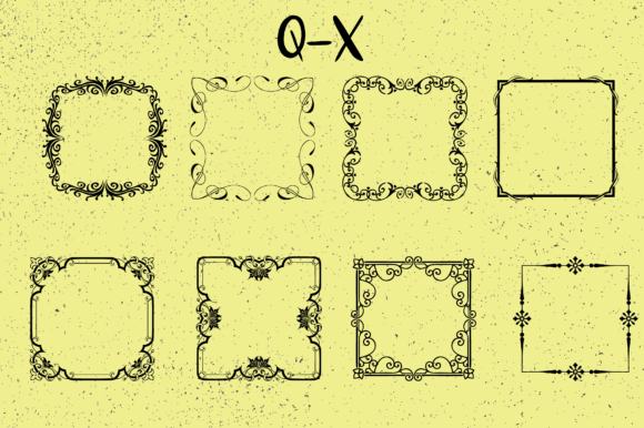 Frames Creator 2.0 Font PNG with transparent background - Preview 3