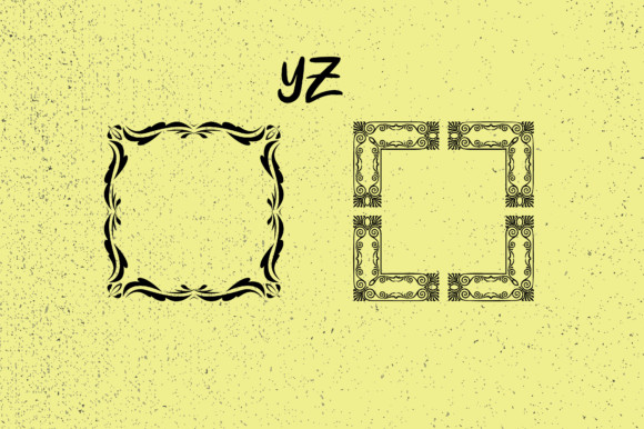 Frames Creator 2.0 Font PNG with transparent background - Preview 4