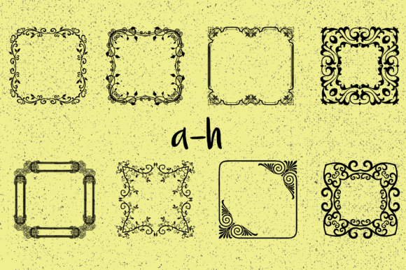 Frames Creator 2.0 Font PNG with transparent background - Preview 5