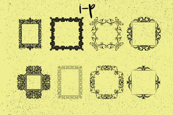 Frames Creator 2.0 Font PNG with transparent background - Preview 6