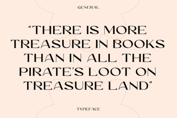 General Font - Preview 1