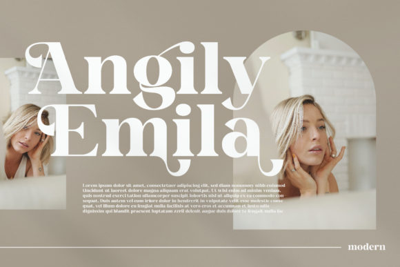 Mahgin Font PNG with transparent background - Preview 3