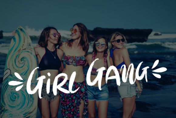 My Girl Font PNG with transparent background - Preview 2