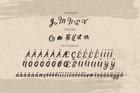 Ngallengka Script Font PNG with transparent background - Preview 3