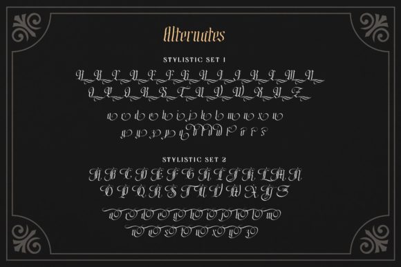 Remboland Font PNG with transparent background - Preview 6