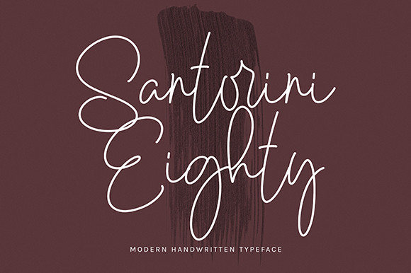 Santorini Eighty Font by Pineungtype & Missinklab · Creative Fabrica