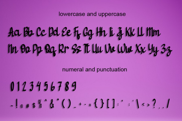 Angga Font - Preview 3