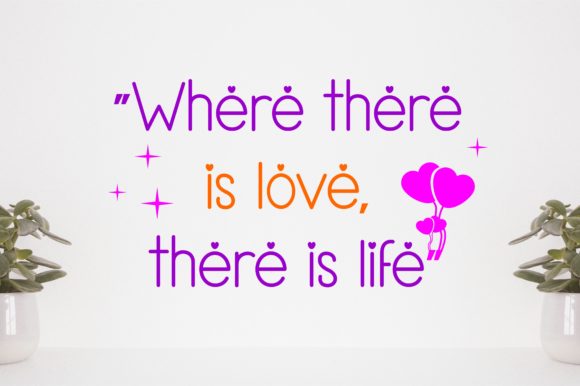 Charming Love Font PNG with transparent background - Preview 3