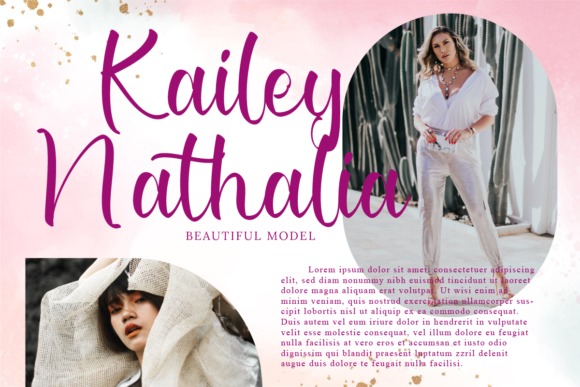 Michaela Roselyn Font PNG with transparent background - Preview 2