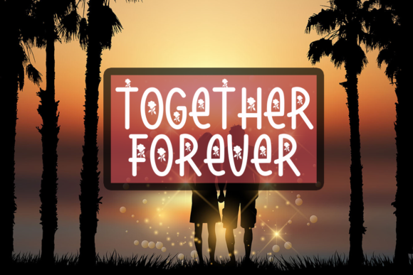 Midnight in Valentine Font PNG with transparent background - Preview 1
