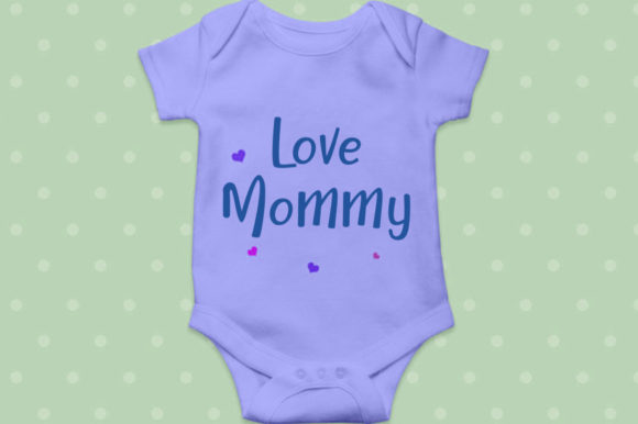 Mom and Baby Font font preview - 3