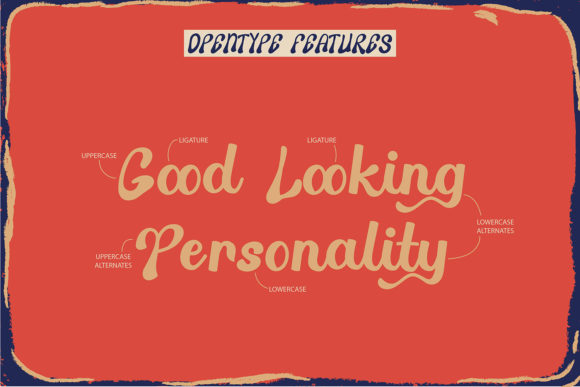 Redwing Font PNG with transparent background - Preview 4