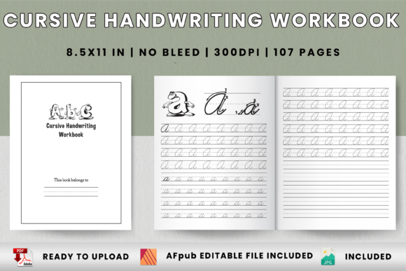Cursive Handwriting Workbook