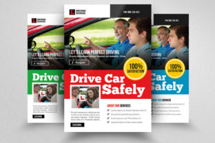 Driving Course Creative Driving School Flyer Template Graphic by Leza Sam · Creative Fabrica
