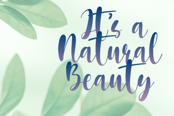 Fresh Garden Font PNG with transparent background - Preview 1