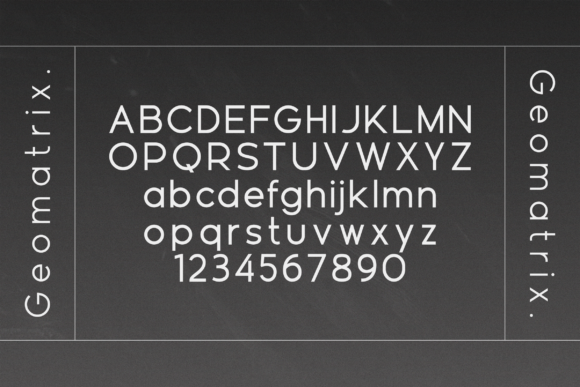 Geomatrix Font - Preview 6
