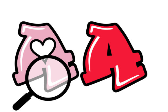 Hip Heart Font PNG with transparent background - Preview 4