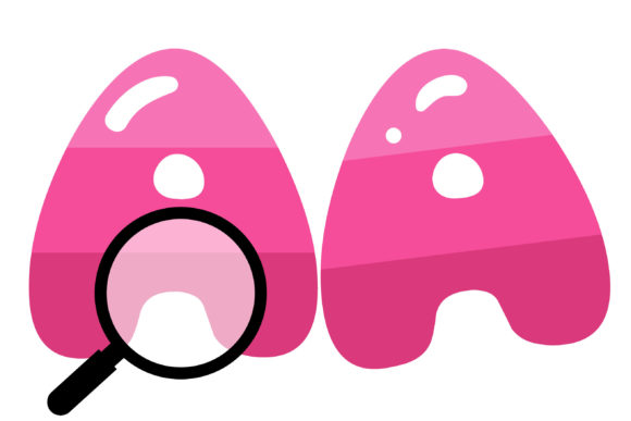 I Love Pink Font PNG with transparent background - Preview 4