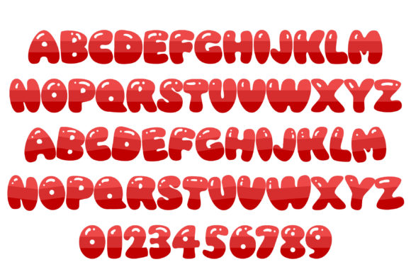 I Love Red Font - Preview 5