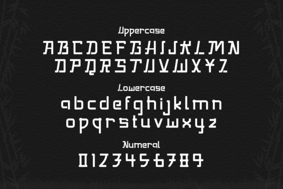 Kurayami Font PNG with transparent background - Preview 1