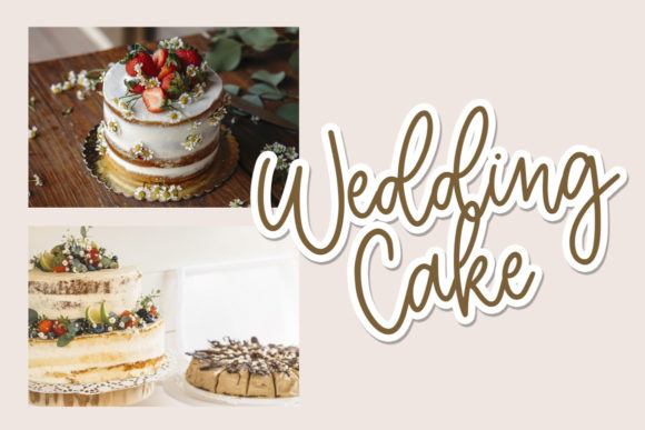 Milk Caramel Font PNG with transparent background - Preview 2