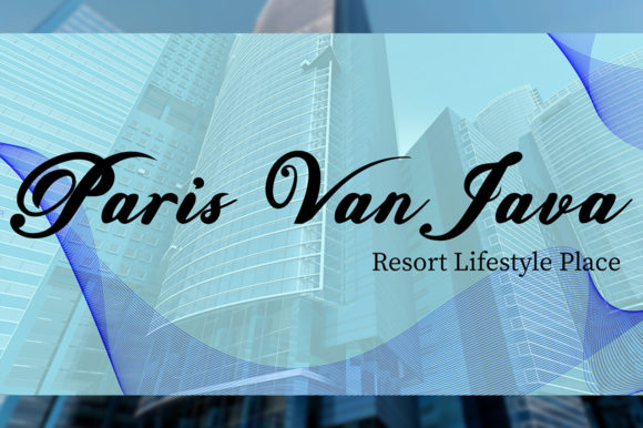 Paris Van Java Font PNG with transparent background - Preview 1