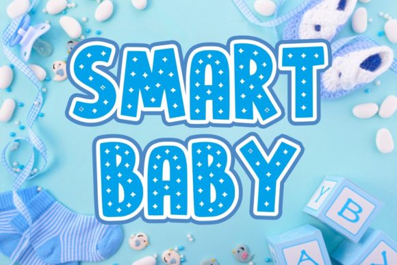 Rain Stars Font PNG with transparent background - Preview 2